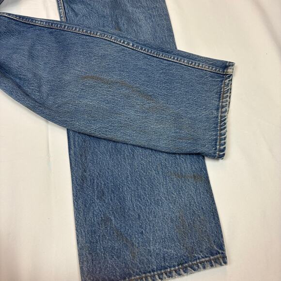 EB Denim Chain Vintage 90s Levi's Jeans Straight Women's Large - Picture 13 of 14